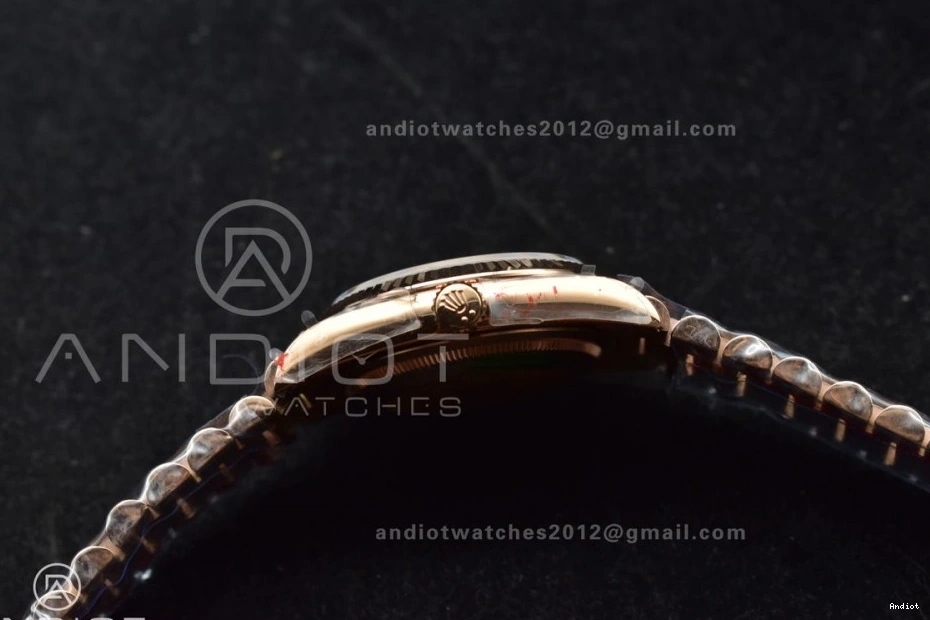 RG with Square 904L Diamond on 36 Bracelet Best Steel (Gain Silver Weight) DayDate Edition Dial President V5 QF vr3255 0310